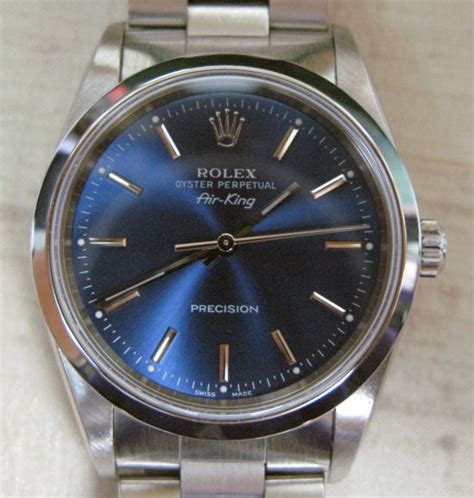 rolex air king 14000 blu usato|rolex air king website.